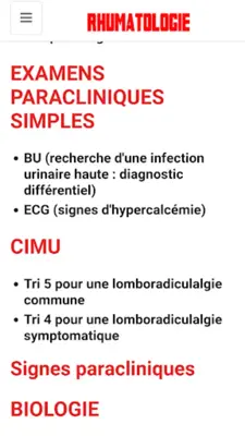 Rhumatologie android App screenshot 9