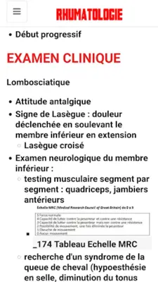 Rhumatologie android App screenshot 10