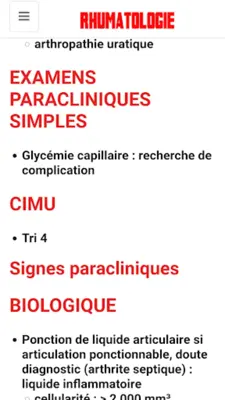 Rhumatologie android App screenshot 2