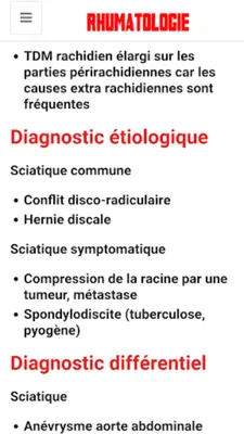 Rhumatologie android App screenshot 8